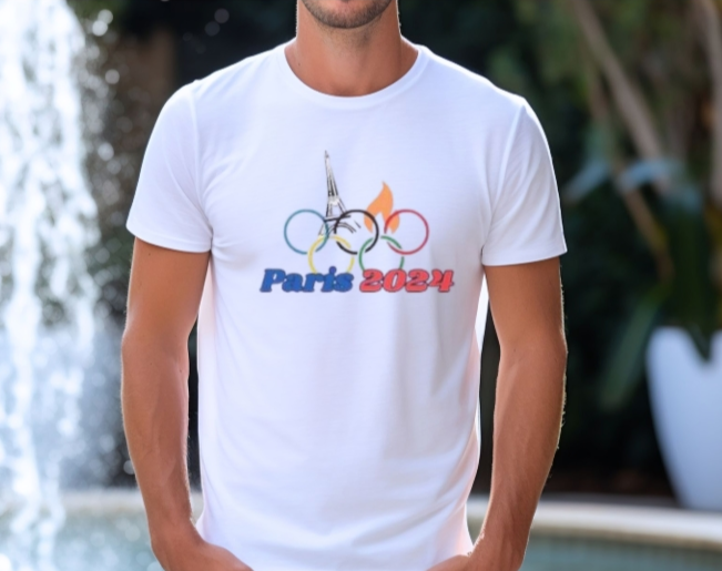90s Design Paris 2024 Olympics Shirt