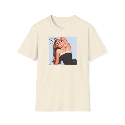 Sabrina Carpenter Espresso Album Cover T-Shirt by Rudere - Music Lovers streetwear