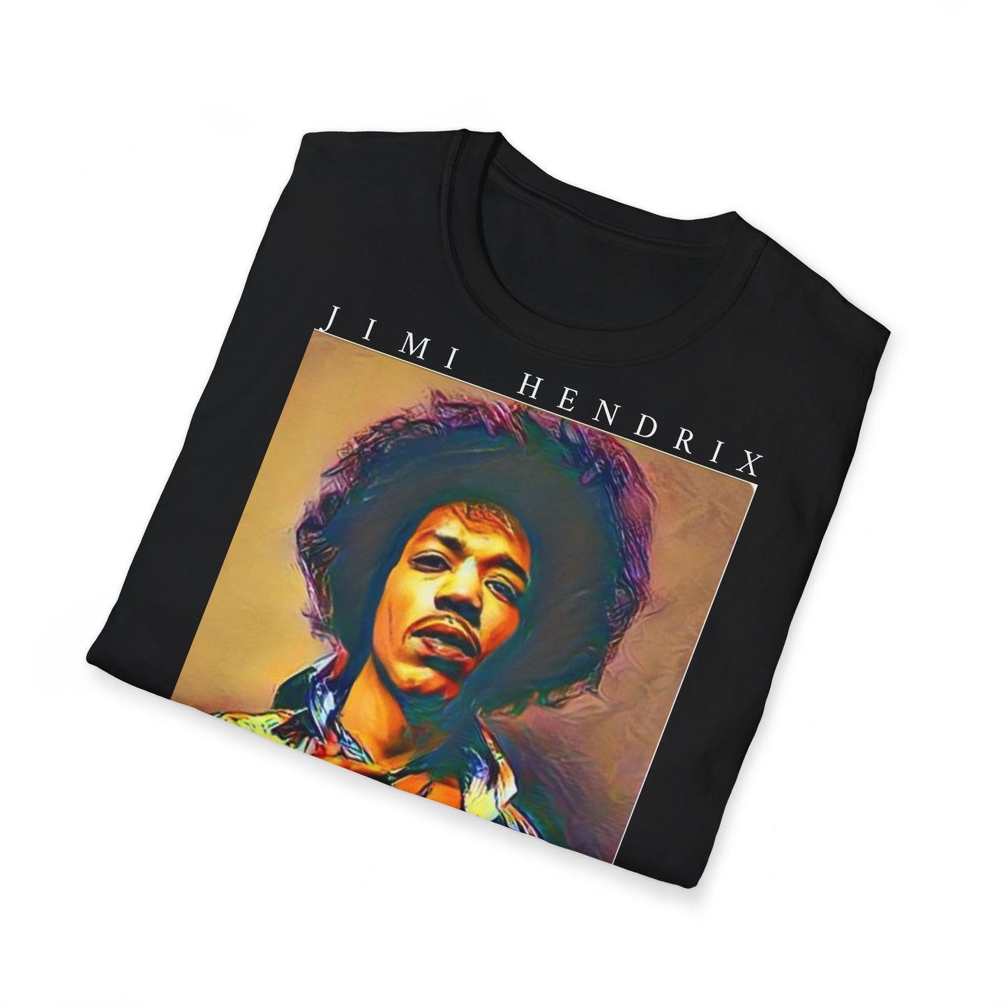 Vintage Jimi Hendrix Graphic Tee - Classic Rock Icon T-Shirt by rudere