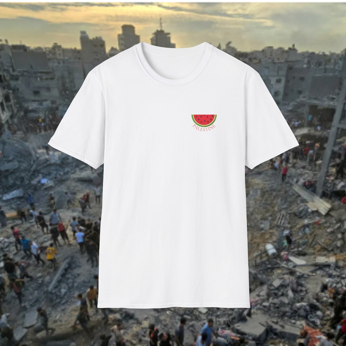 Palestine Watermelon T-Shirt by Rudere