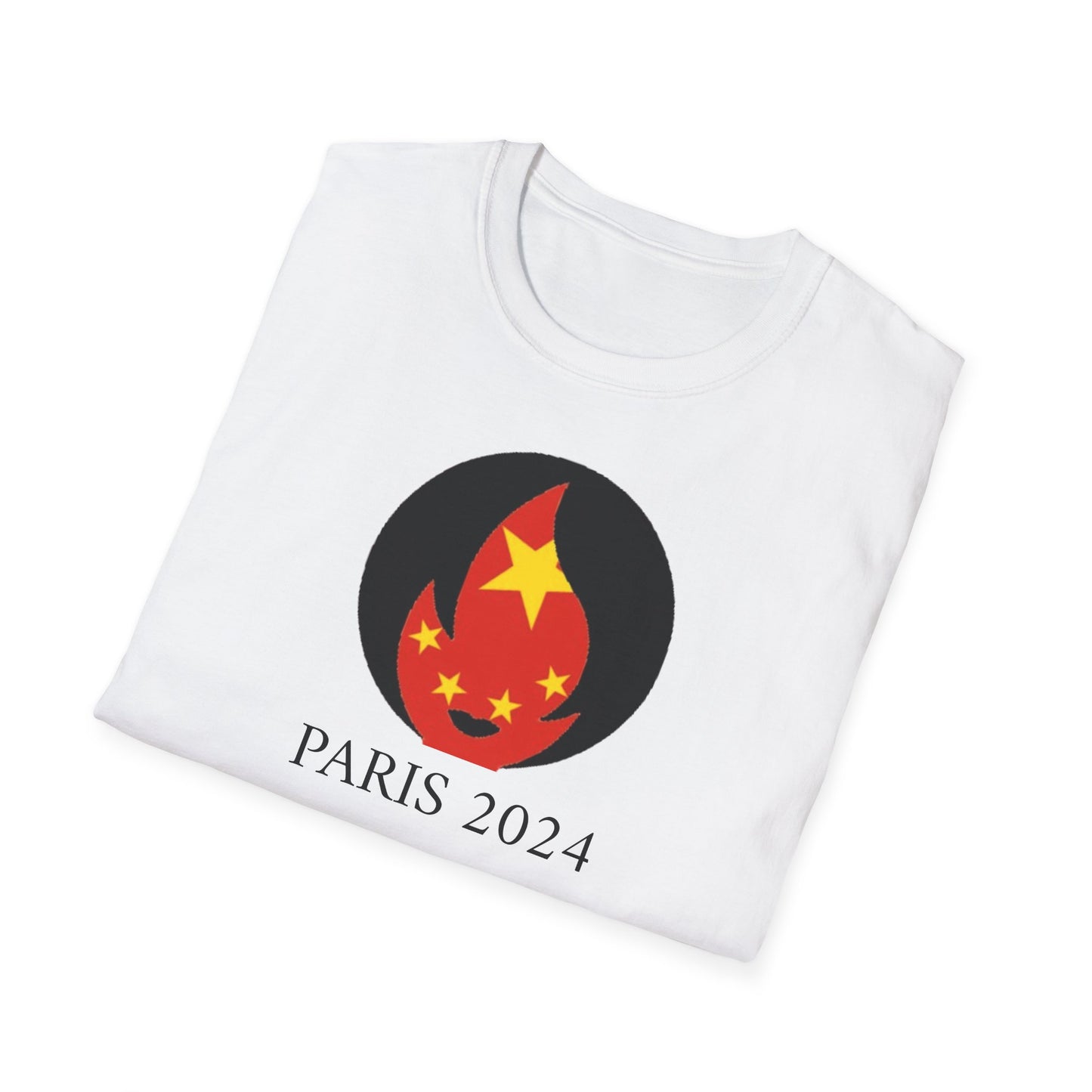 Limited Edition Paris 2024 China Flag T-Shirt - Rudere Brand Official Olympic Apparel