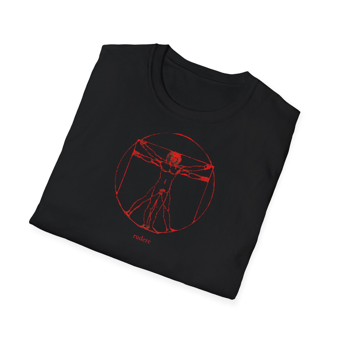Da Vinci Vitruvian Man T-Shirt Graphic Design by Rudere