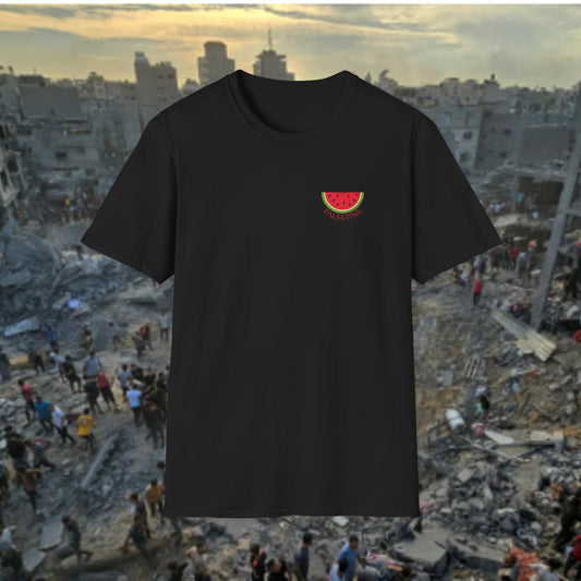 Palestine Watermelon T-Shirt by Rudere