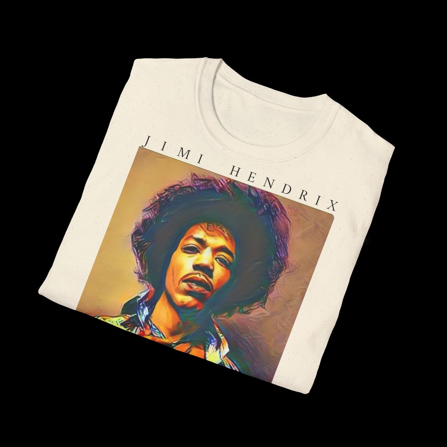 Vintage Jimi Hendrix Graphic Tee - Classic Rock Icon T-Shirt by rudere